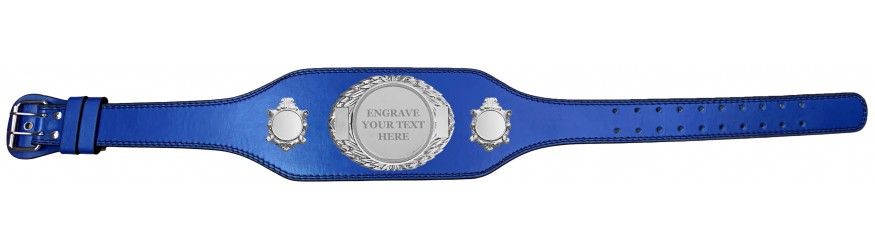 CHAMPIONSHIP BELT - BUD295/S/ENGRAVES - AVAILABLE IN 4 COLOURS